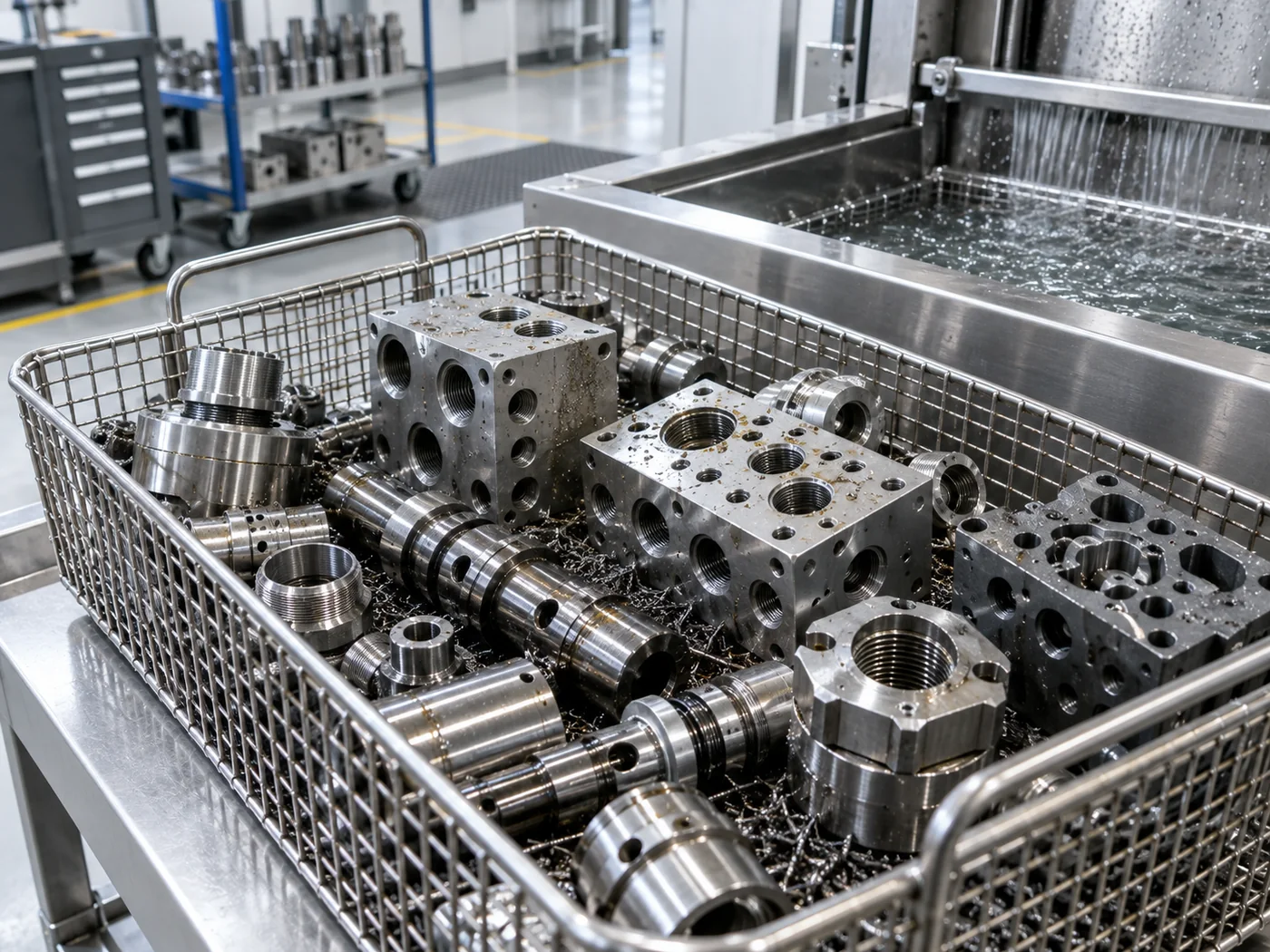 Machined Parts Ultrasonic Cleaning