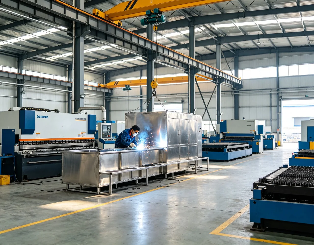 LENJEX ultrasonic cleaning equipment fabrication and assembly