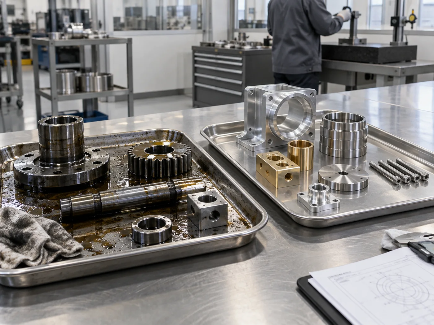 Industrial Metal Parts Cleaning